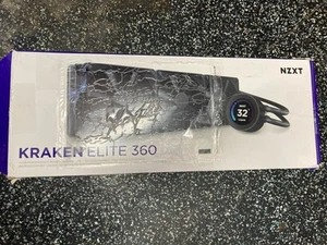 NZXT - Kraken Elite 360mm Radiator Liquid Cooler UNTESTED SOLD AS IS! - Photo 1/5