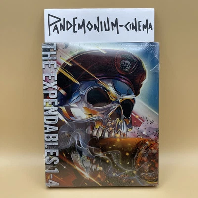 The Expendables 1-4 (Steelbook)(4K UHD+Bluray+Digital) Walmart Exclusive NEW - Image 1 of 4