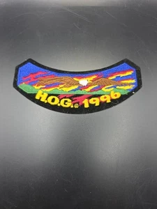 Harley Davidson Owners Group H.O.G. 1996 Patch Jacket Vest - Picture 1 of 2