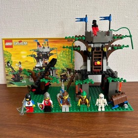 LEGO System Castle Dark Forest Hemlock Stronghold 6046 In 1996 Comp W/Manual