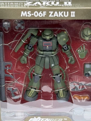 Extended MSIA " MS-06F ZAKU Ⅱ REAL TYPE COLOR " Action Figure EMSIA BANDAI MIA - Image 1 of 4