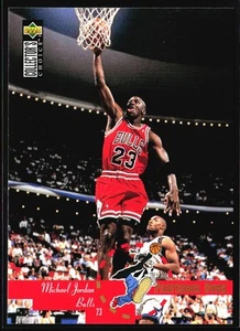 1995-96 Collector's Choice Michael Jordan Chicago Bulls #195 - Picture 1 of 2