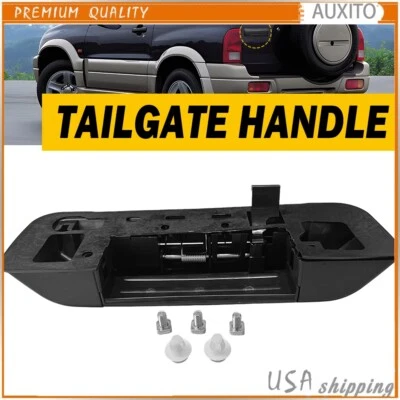 Черная текстурированная ручка задней двери для Suzuki Grand Vitara 1999–2005 годов выпуска - Изображение 1 из 4