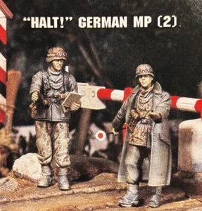 JAGUAR MODELS 63007 - "HALT!" GERMAN MP (2) - 1/35 RESIN KIT - Picture 1 of 2