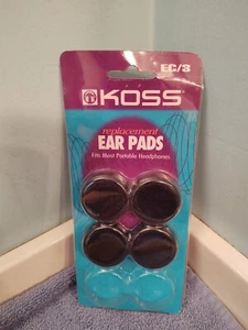 KOSS EC/3 Replacement Ear Pans , Set of 4 NEW Open Box - Imagen 1 de 3