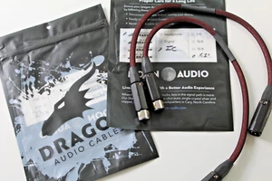 Cables de interconexión XLR estéreo Moon Audio Silver Dragon Audiophile - par de 1,5 pies - Imagen 1 de 4