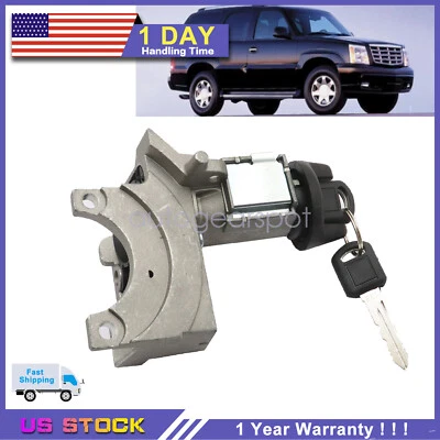 Ignition Lock Cylinder Switch & Housing For Chevy GMC C/K 1500-3500 Tahoe 98-00 - Image 1 of 4