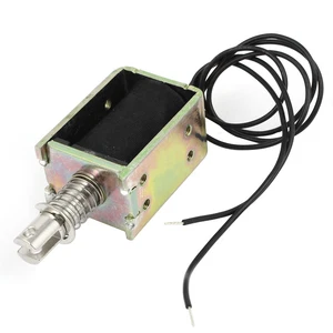 DC 12V de tracción Tipo de bastidor abierto electroimán Solenoide 10mm 400g - Imagen 1 de 2