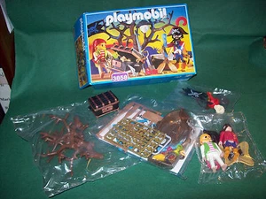 Playmobil Schatzgräber 3858-A/1996, neuwertig mit Orig.-BA u. OVP! - Bild 1 von 3