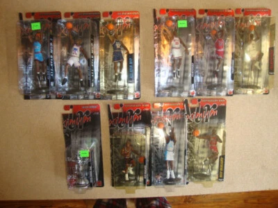 Mattel 1999 alineación inicial Michael Jordan juego completo de los 10 juguetes x Kenner Foto 1 de 2
