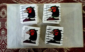 USA, SCOTT # 3055, USED LOT OF 100 COIL RING-NECKED PHEASANT IN GOOD QUALITY - Picture 1 of 1