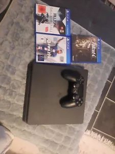 Ps4 Slim 500gb 1 Controller Mit 3 Spielen (Inklusiv Kabel)mit Quitung. Garantie - Bild 1 von 2