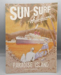 Japanese SUN SURF Hawaiian shirt 2015 catalog TIKI fashion ALOHA Japan RARE !!! - Imagen 1 de 11