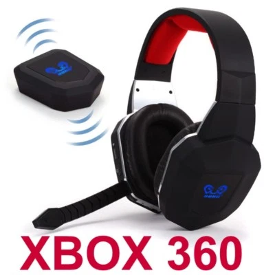 Wireless PS3 Stereo Headset Mic playstation 3 XBOX360 CHAT and Game sound MAC - Image 1 of 4