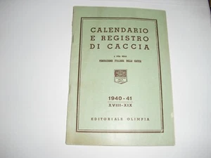 JAGDKALENDER UND REGISTER 194-41 Olympia Verlag UNGEFÜLLT - Bild 1 von 2