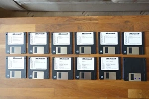 Genuine Original Microsoft MS-DOS 6.22 / Windows For Workgroups 3.11 - Untested - Zdjęcie 1 z 2