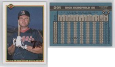 2017 Bowman 70th Anniversary Buybacks Bronze Dick Schofield #1990-291