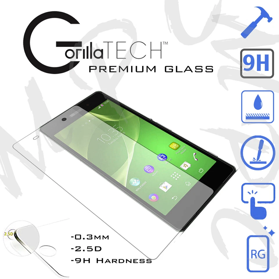 Film Screen Protector Gorilla Tempered Glass By GT For Sony Xperia Z1 - Image 1 of 4
