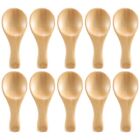 Short Handle 10 Packets of Small Wooden Spoon, Perfect for Small Jars of5229
