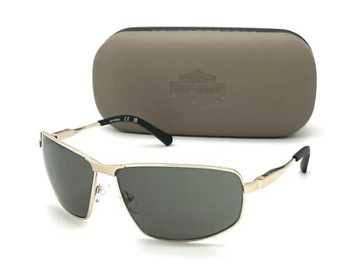 Anteojos Harley Davidson HD0965 32N dorados/verdes 65 mm Foto 1 de 4