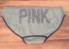Victoria’s Secret Pink Panties Seamless Extra Low Rise Bikini Lg  Blue ‘17 NWOT