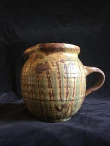 GE Ball 1967 Glazed Ceramic Jug with Handle - Picture 1 of 8