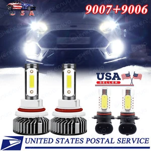 For Ford Ranger 2001-2011 4X 6000K LED Headlight High Low Beam + Fog Light Bulbs - Bild 1 von 10