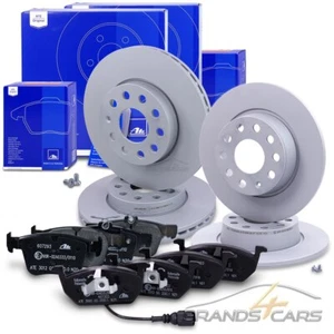 ATE BREMSSCHEIBEN +BELÄGE VORNE+HINTEN FÜR AUDI A3 8V SEAT LEON 5F VW GOLF 7 - Bild 1 von 12