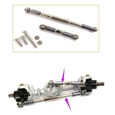RC Truck Car Servo Steering Pull Rod Upgrade for 1/16 WPL B-1 B16 B24 C-14 C24 - Image 1 of 4