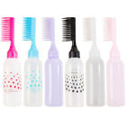 6Pcs Hair Dye Applicator Bottles With Comb & Dispenser
