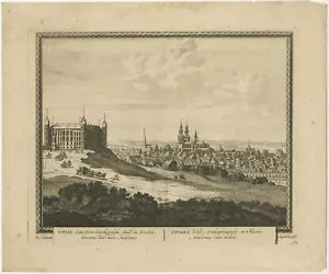 Stampa antica di Uppsala, Svezia - Foto 1 di 1