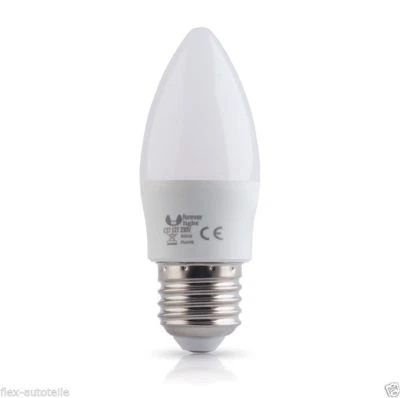 XXX LED Kerze C37 Glühbirne Glühlampe Sparlampe E27 warmweiß 7W = 45W 3000K 560lm