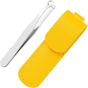 Augenbrauen Nase Haar Modellieren Pinzetten Stahl Universal Edelstahl Rund Tip - Bild 1 von 14