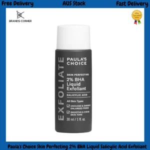 Paulas Choice Skin Perfecting 2% BHA Liquid Salicylic Acid Facial Exfoliant 30ml - Picture 1 of 6