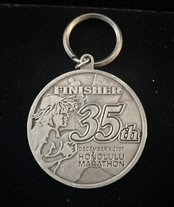 "Oficial Maratón de Honolulu 2007 Finalizador 35º por JAL Japan Airlines Medalla JAL 2""" - Imagen 1 de 8