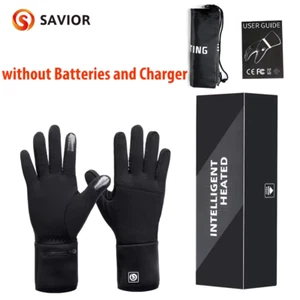 Guantes de invierno térmicos SAVIOR - recargables, impermeables, equipo de esquí cálido - Imagen 1 de 20