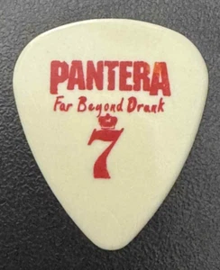 PANTERA / DIMEBAG Darrell Signature Guitar Pick #3 1994 Far Beyond Drunk Tour - Picture 1 of 2