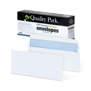 Self-Seal Security Envelopes Strong Peel & Stick Closure 4-1/8" x 9-1/2" 100 Ct - Bild 1 von 5