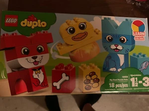 New Lego Duplo My First Puzzle Pets Set 10858 Animals Colors Sealed in Box - Picture 1 of 4
