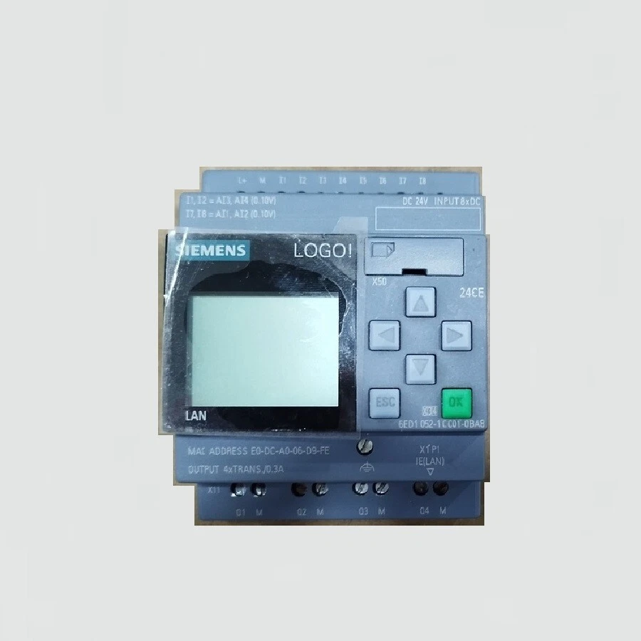 ▀▄▀▄▀  SIEMENS LOGO V8 - 24 CE - 6ED1052-1CC01-0BA8 --  6ED1 052-1CC01-0BA8 - Imagen 1 de 1
