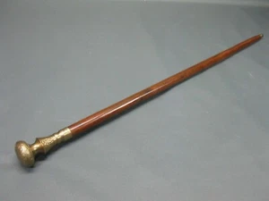 NEW SOLID ANTIQUE SOLID BRASS HANDLE WOODEN WALKING STICK CANE VINTAGE DESIGNER - Picture 1 of 4