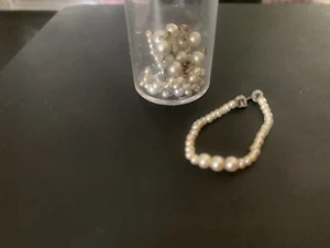 Vintage 1960's Barbie Graduated Pearl Necklace Original. Comes With More Pieces - Picture 1 of 6