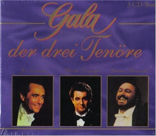 Gala der drei Tenöre (1994, Columbia) José Carreras, Placido Domingo & .. [3 CD] - Bild 1 von 1