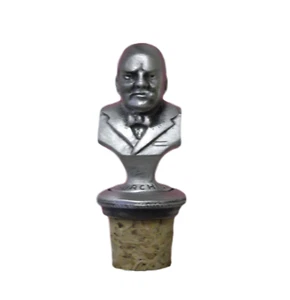 Winston Churchill Handcrafted From English Pewter Bottle Stopper + Gift Bag - Picture 1 of 6