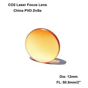 ZnSe Focus Lens Dia. 12mm FL 50.8mm CO2 Laser Engraving Cutting Machine 3040 K40 - Picture 1 of 1
