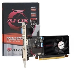 4897033782593 AFOX Radeon R5 220 1GB DDR3 LP AFR5220-1024D3L5 AFOX - Picture 1 of 2
