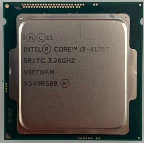 Intel Core i3-4170T 3.2 GHz SR1TC 2 Core 4 Threads Socket LGA1150 CPU Processor - Image 1 of 2
