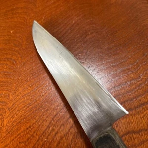 Santoku Knife 160mm Japanese Kitchen Knife Double Bevel Used - Picture 1 of 11
