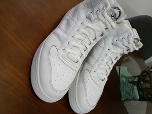 pony white high tops