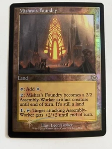 Mishra’s Foundry *FOIL PROMO* BAB BRO MTG MT/NM Brothers’ War Combined Shipping - Picture 1 of 8